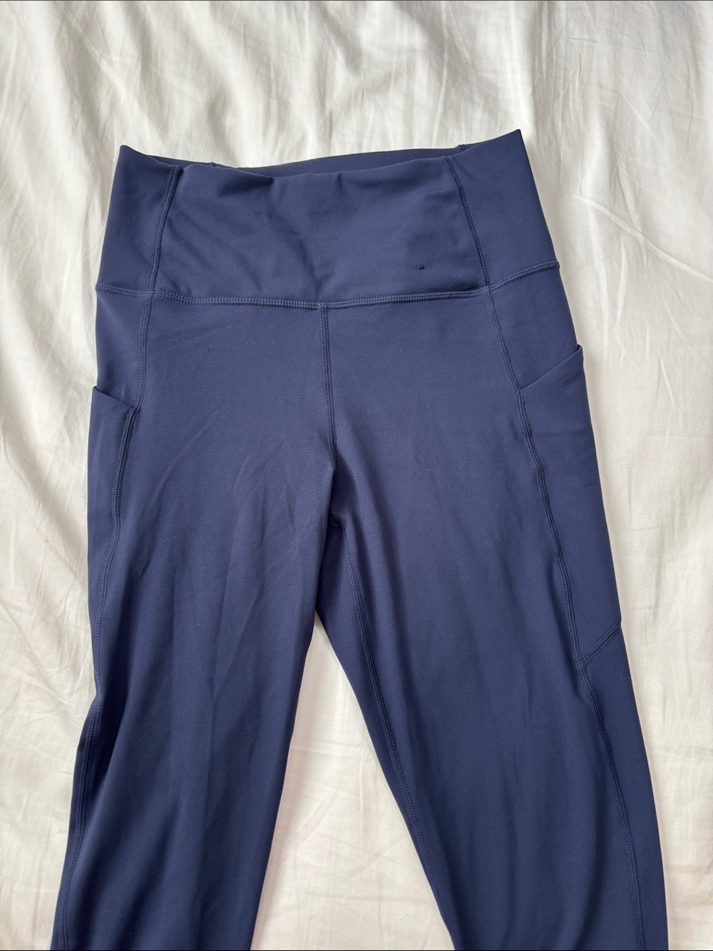 Fabletics Navy High-Waist Performance Leggings - Picture 3 of 5